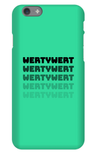 Wertywert iPhone Phone Cases