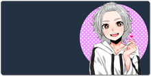 Mousepad Gaming XXL de DarkSam Chica Kawaii