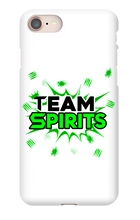 Team Spirits Green Theme iPhone Phone Cases