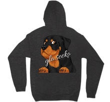glo's Rottie Hoodie (Back Logo, Pullover)