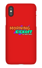 Morning Kickoff iPhone Case