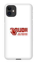 Rubii iPhone Phone Cases (red logo)