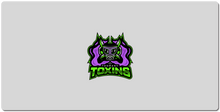 Purple Mask, Full Logo (with name) XXL Mousepad