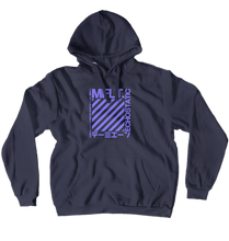 BarCode Mufflett Purple Hoodie