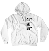 CutMet BBY Hoodie (Black Text) (No-Zip/Pullover)