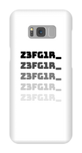 Z3FG1R_ Black Text Samsung Cases