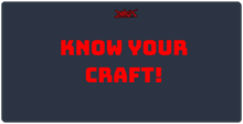 Know Your  Craft Game pad