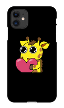 lexxlegion heart giraffe iPhone Phone Cases