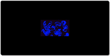 Blue & Black XXL Gaming Mousepad
