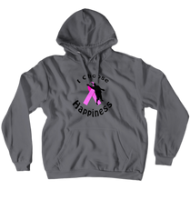 I Choose Happiness Pink Ribbon Hoodie