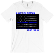 Blue line Small logo T-Shirts