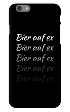 Bier auf ex Handyhülle IPhone Schwarz
