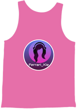 Ferrari White Border Tank Top
