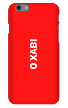 O Xabi iPhone Phone Cases - Logo OXabi White