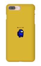 Blue is sus iPhone Phone Cases