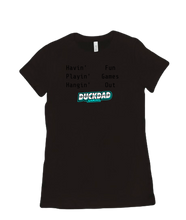 womens tshirt havin fun