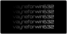 vayneforwin632 XXL Gaming Mousepad