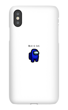 Blue is sus iPhone Phone Cases