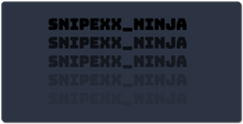 snipexx_ninja XXL Gaming Mousepad