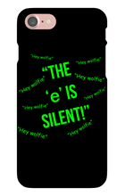 Silent "e" iPhone Phone Case
