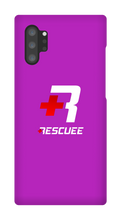 RESCUEE Samsung Phone Case White and Red Logo