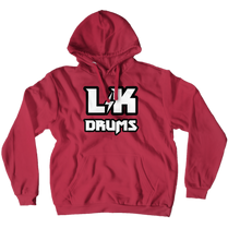 LKDRUMS HOODIE (PULLOVER) WHITE LOGO