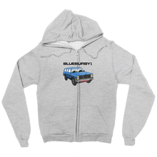 blueburby1 Zip Up Hoodie