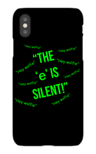 Silent "e" iPhone Phone Case