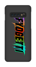 FYDGETTI Black Text Design Samsung Phone Case