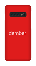 dember Text Phone Case (Samsung)