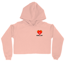 Heart Womens Cropped Hoodie