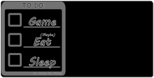To do list Left Gaming Mousepad