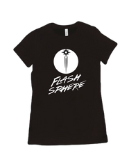 Flash Sphere White Logo Woman Tee