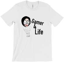 Gamer For Life Crazy Girl T-Shirts
