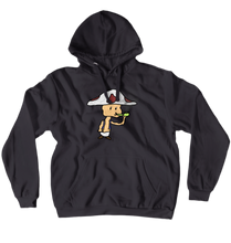 Flattened Fungus Drawing Hoodie (No-Zip/Pullover)