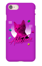 AlexTown Pink Cat Mascot iPhone Case