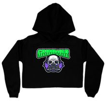 Gas Mask Skull hoodie-women-cropped