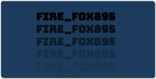 fire_fox895 XXL Gaming Mousepad