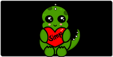 aminerwiener DINO SIMP gaming mousepad