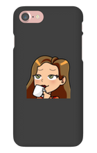 ladymanolo Sips Tea iPhone Phone Cases