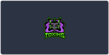 Purple Mask, Full Logo (with name) XXL Mousepad