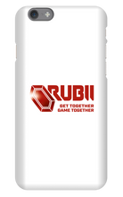 Rubii iPhone Phone Cases (red logo)
