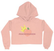 Peachy cropped hoodie!