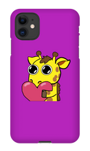 lexxlegion heart giraffe iPhone Phone Cases