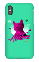 AlexTown Pink Cat Mascot iPhone Case