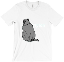 Nylon Monkey text T-shirt