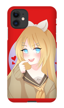 miko_ribbit iPhone Phone Cases (art by dellelone)