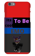 Its Cool To Be Emo iPhone Case