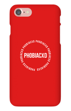 PhobiacXD White Text iPhone Case