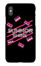 summorshine Retro Tapes Black iPhone Case